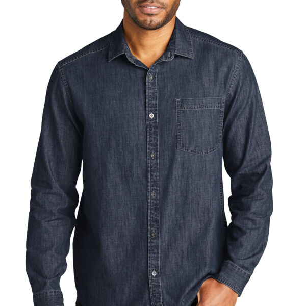 Long Sleeve Perfect Denim Shirt Thumbnail