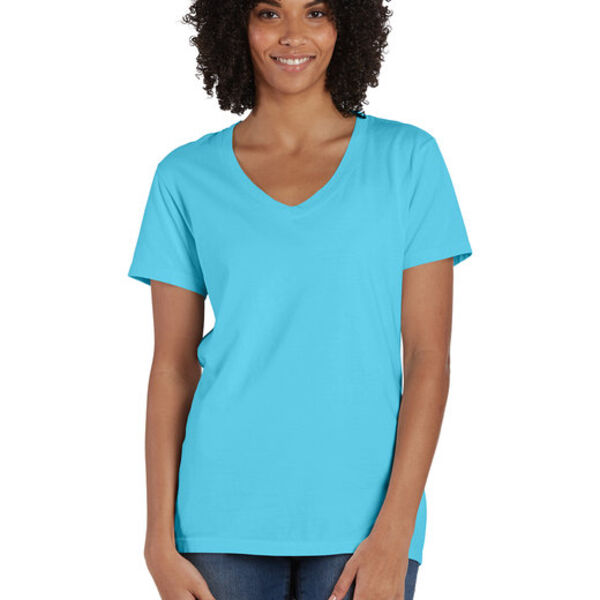 Ladies' V-Neck T-Shirt Thumbnail