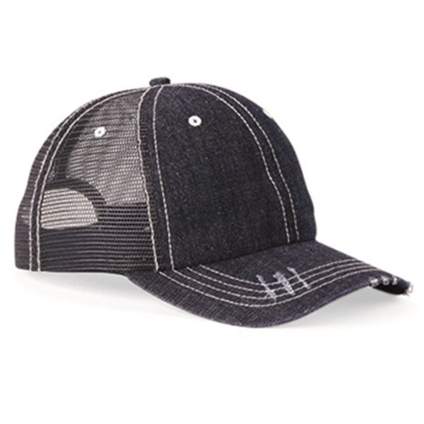 Herringbone Contrast Stitch Trucker Cap Thumbnail
