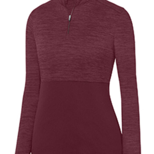 Ladies' Shadow Tonal Heather Quarter-Zip Pullover Thumbnail